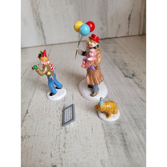 Dept 56 55124 Happy new year retired set village accessory xmas - Picture 3 of 5